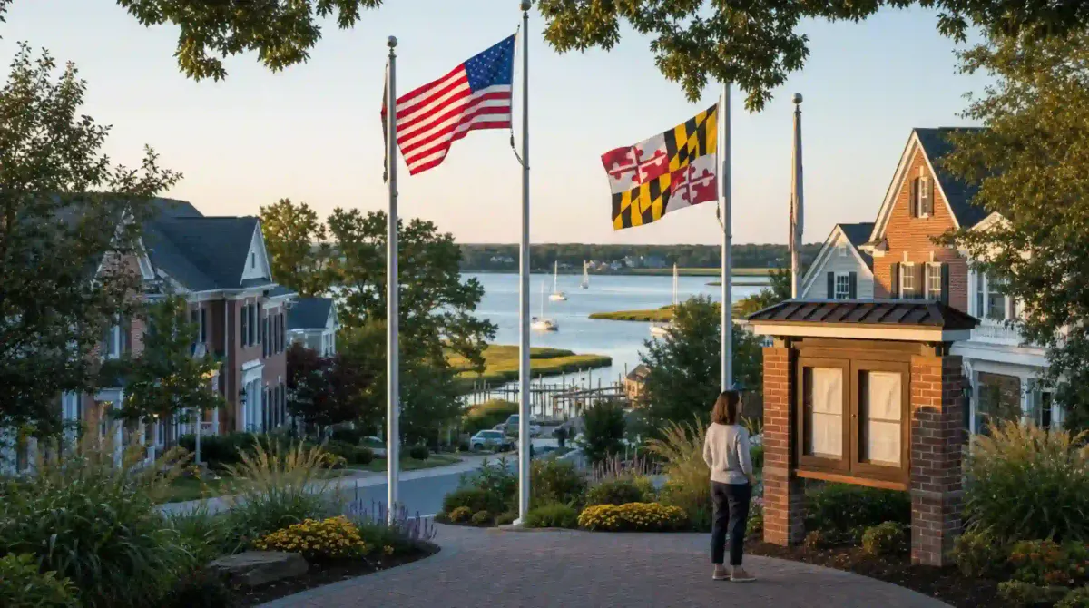 Maryland HOA Flag Display