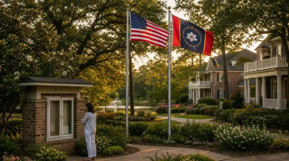Mississippi HOA Flag Display
