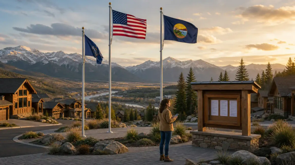 Montana HOA Flag Display