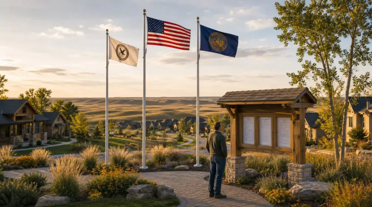 Nebraska HOA Flag Display