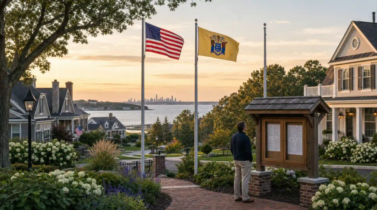 New Jersey HOA Flag Display