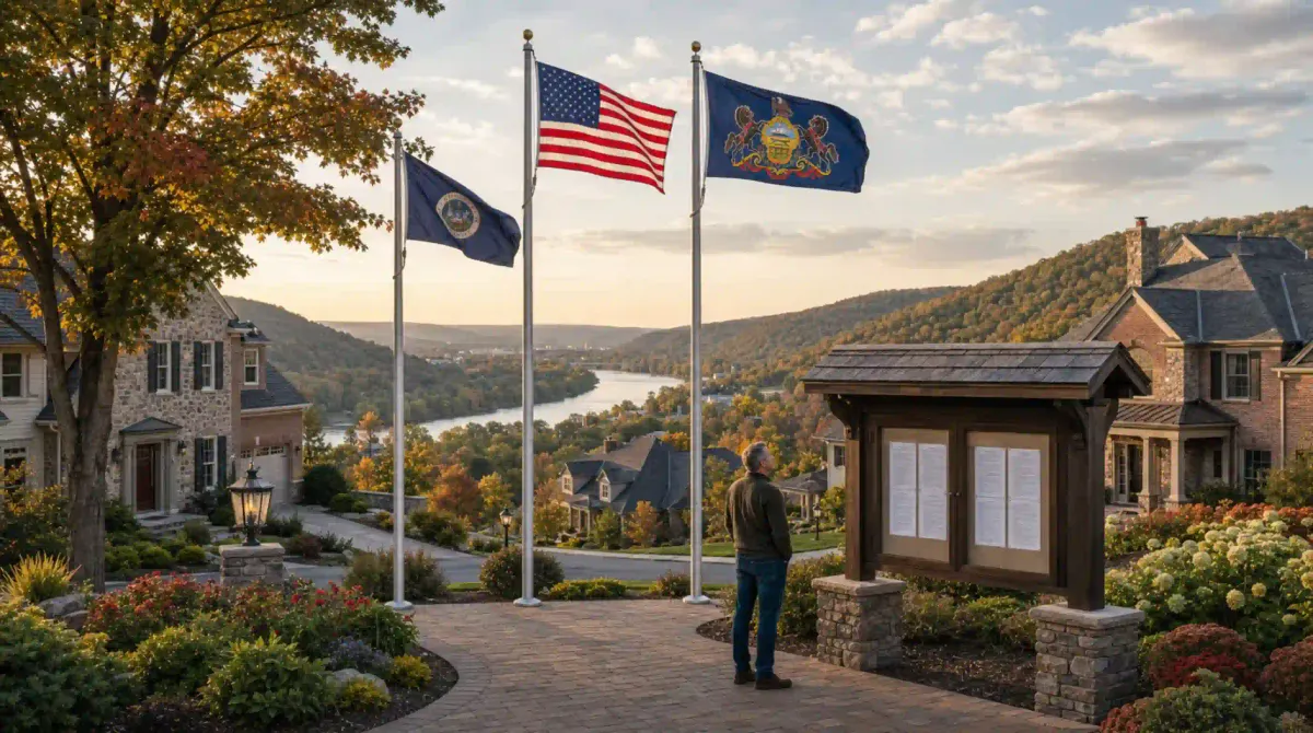 Pennsylvania HOA Flag Display