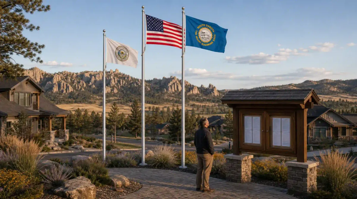 South Dakota HOA Flag Display