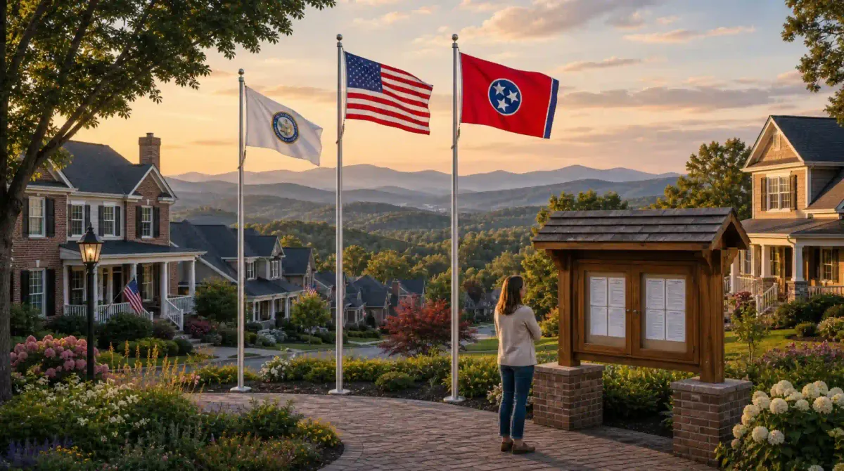 Tennessee HOA Flag Display