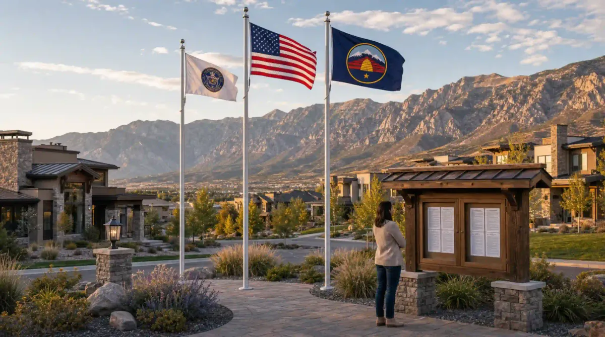 Utah HOA Flag Display