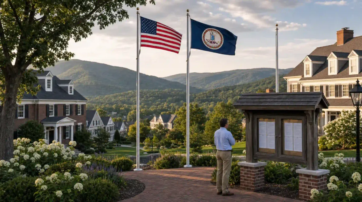 Virginia HOA Flag Display
