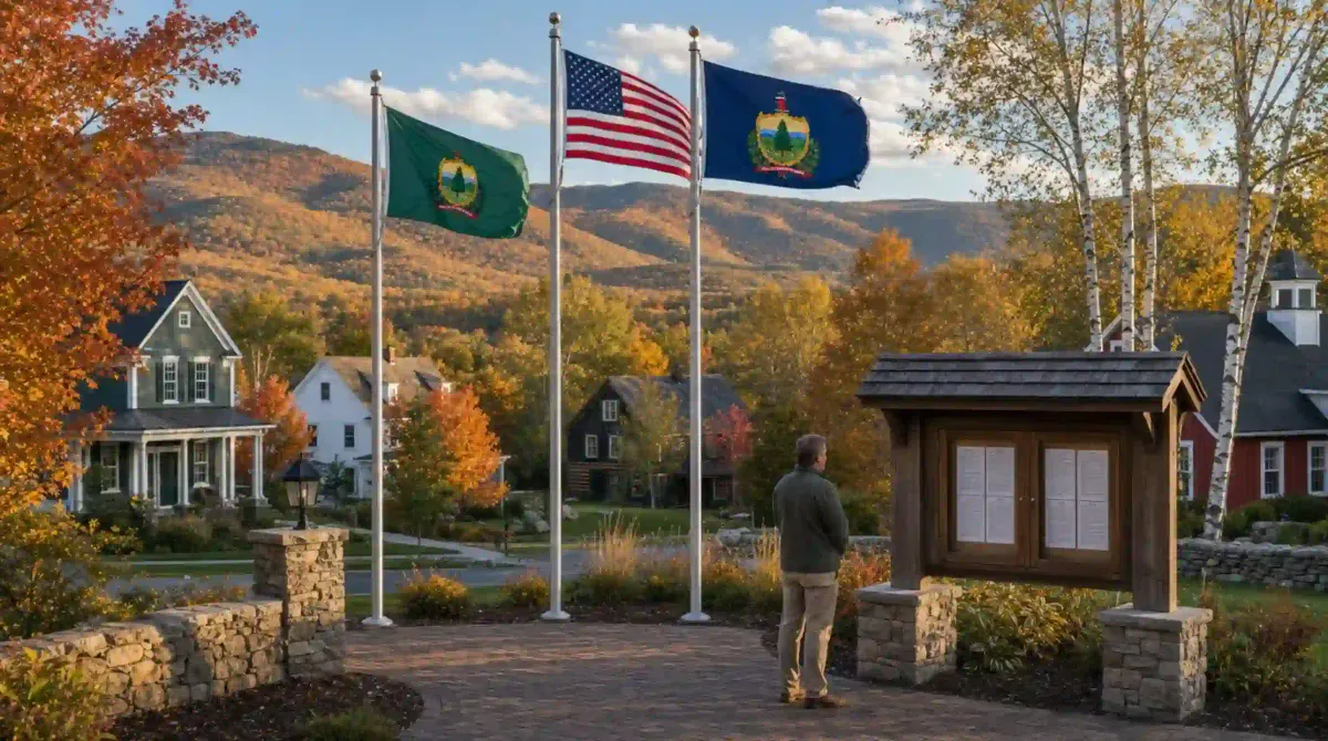 Vermont HOA Flag Display