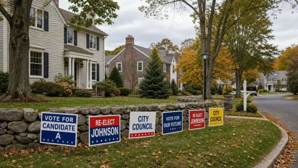 Connecticut HOA Political Signs
