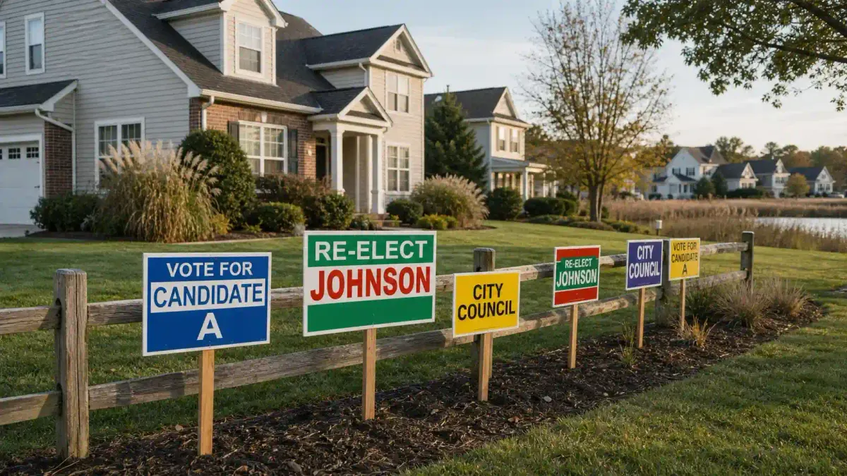 Delaware HOA Political Signs