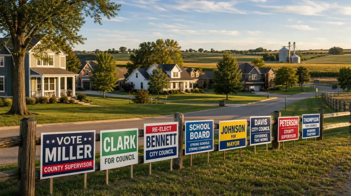 Iowa HOA Political Signs