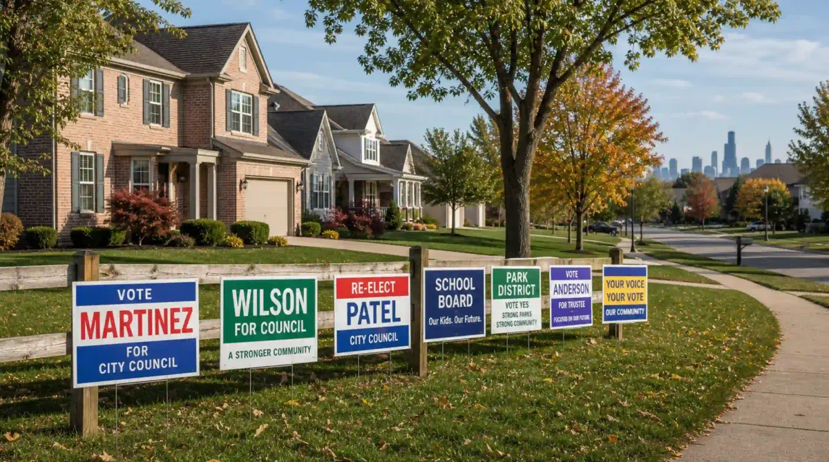 Illinois HOA Political Signs