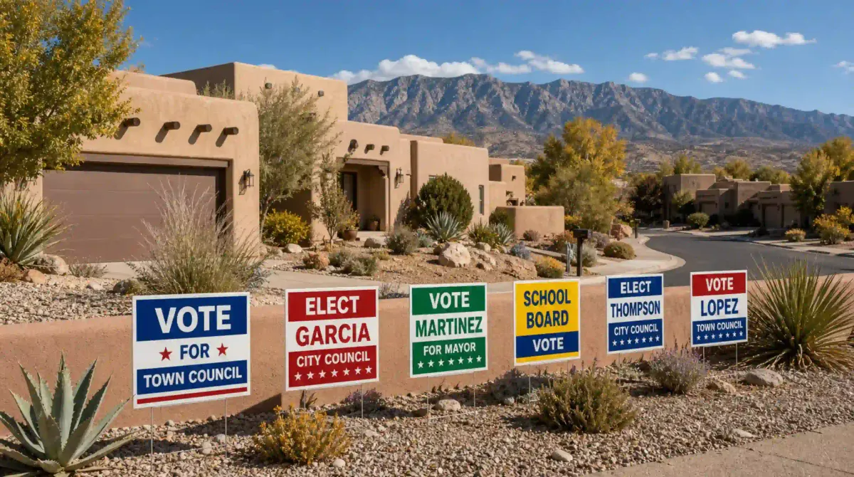 New Mexico HOA Political Signs