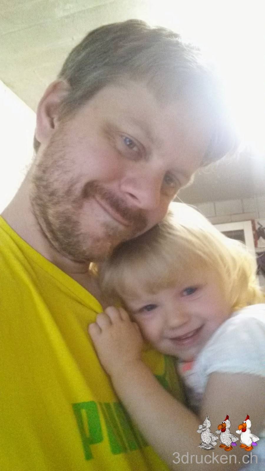 Foto von Gregor und Amélie im Druckkeller