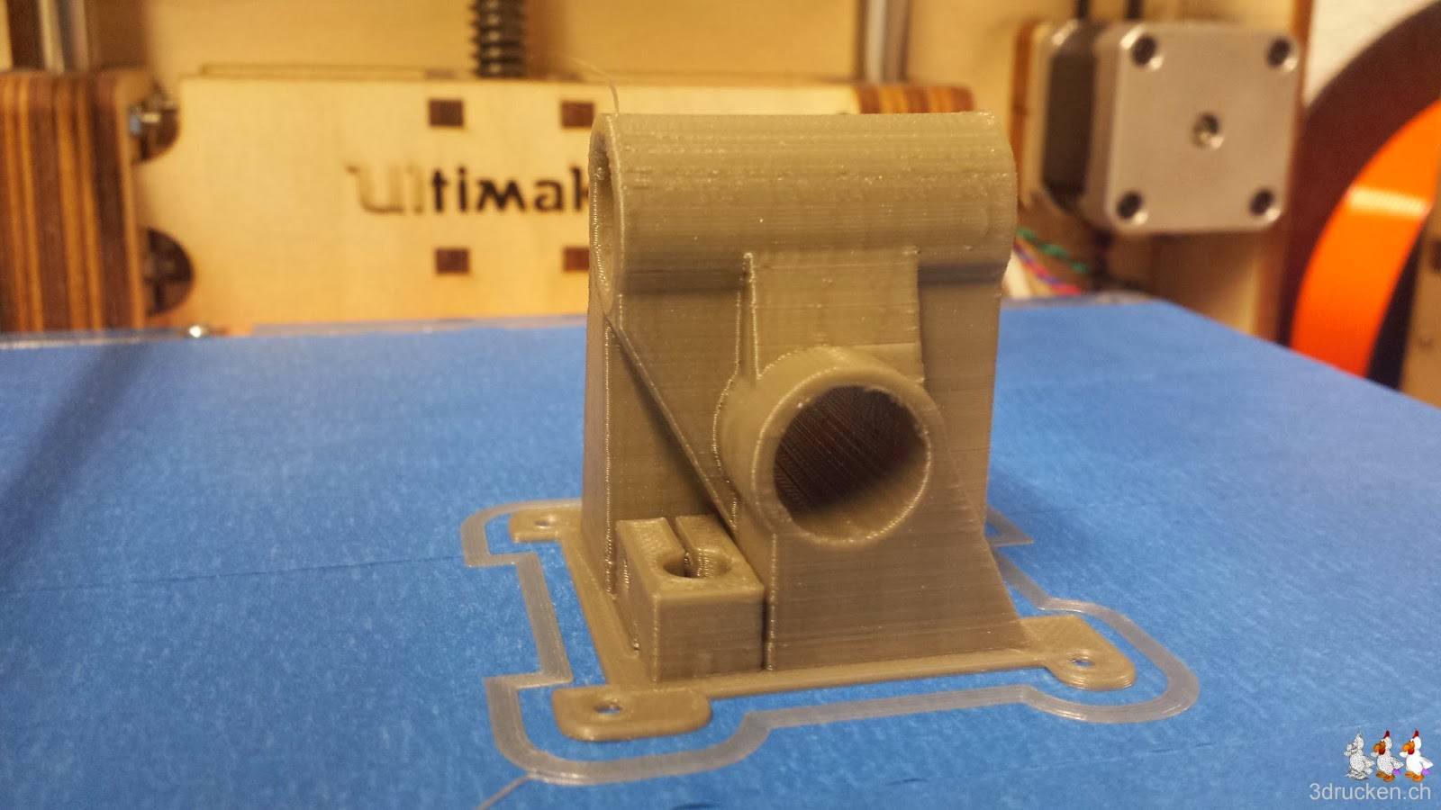 Foto der nächsten Version des Ultimaker 2 Druckkopfs für die Ultimaker Original Düse