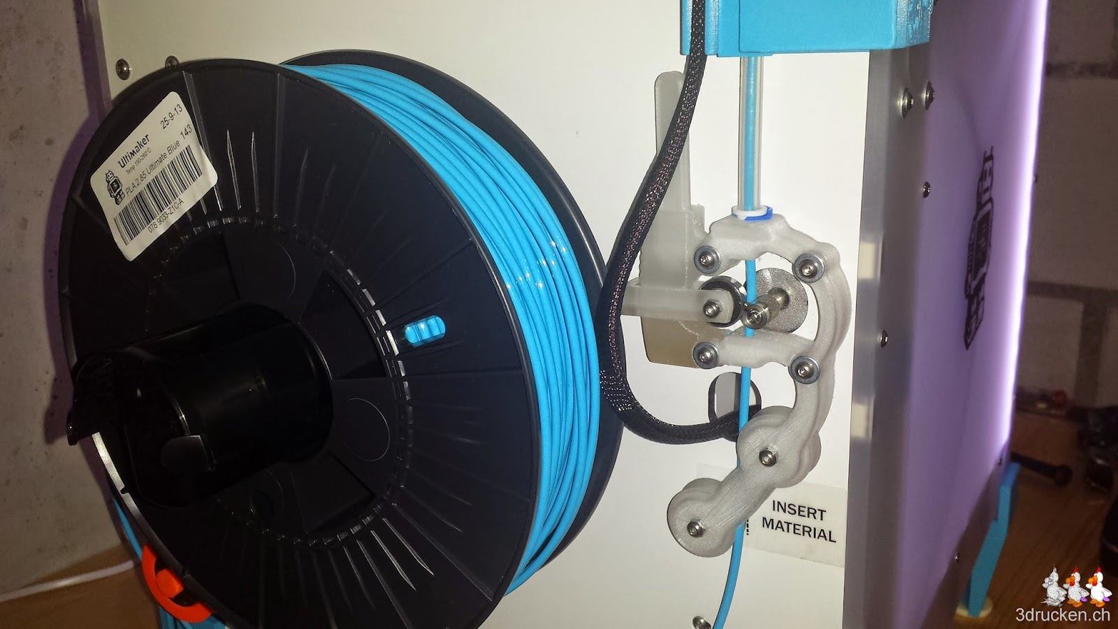 Foto der Rückseite des Ultimaker 2 mit den Yet Another Ultimaker 2 Feeder