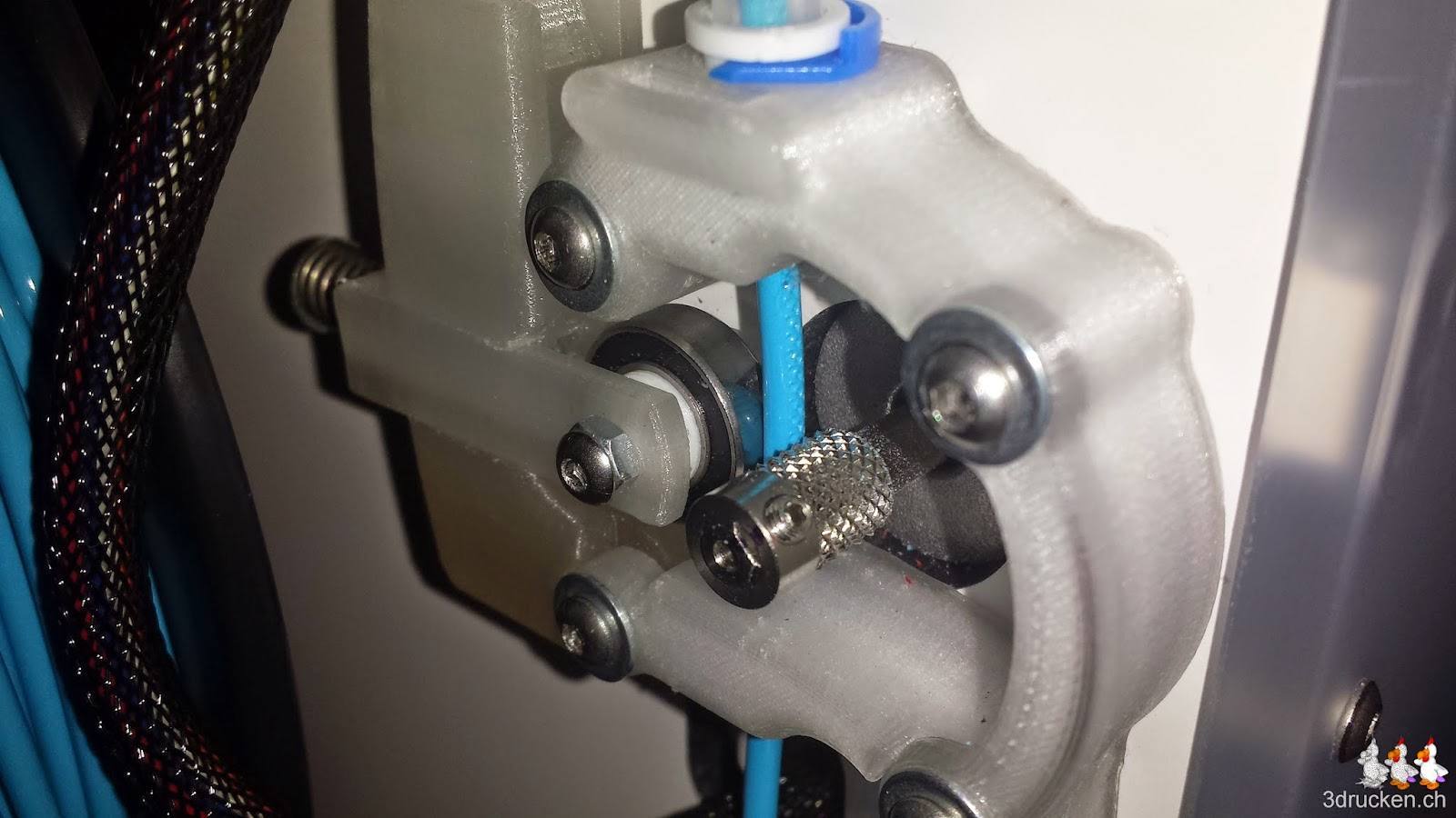 Foto des Yet Another Ultimaker 2 Feeder in der Nahaufnahme