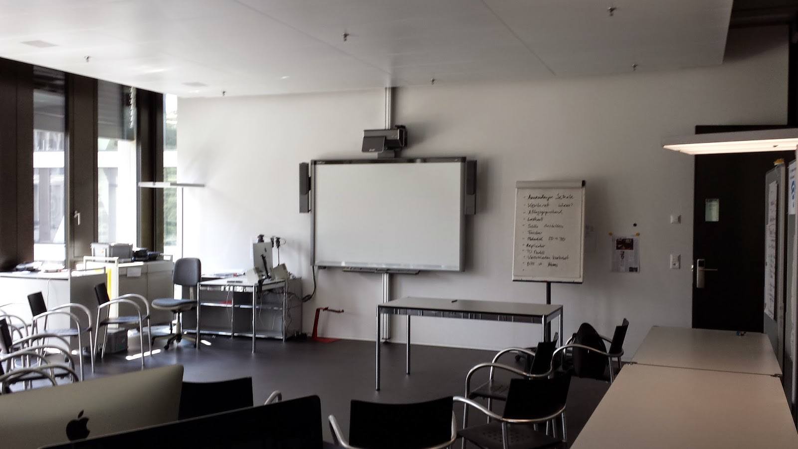 Foto des Schulungsraums von Imedias an der PH FHNW