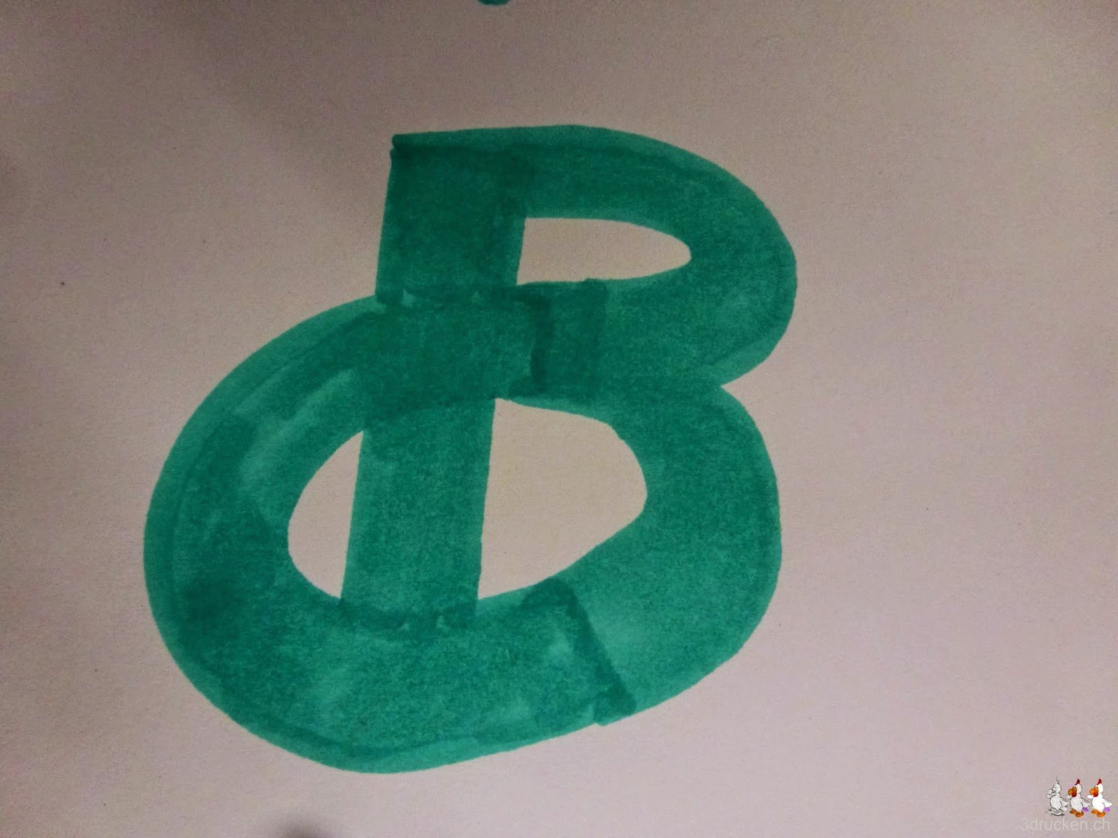 Foto einer Handskizze bei schlechtem Licht