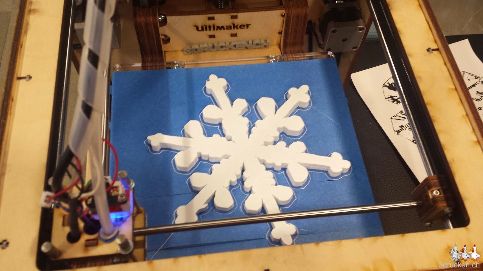 3D gedruckter Dendritischer Stern