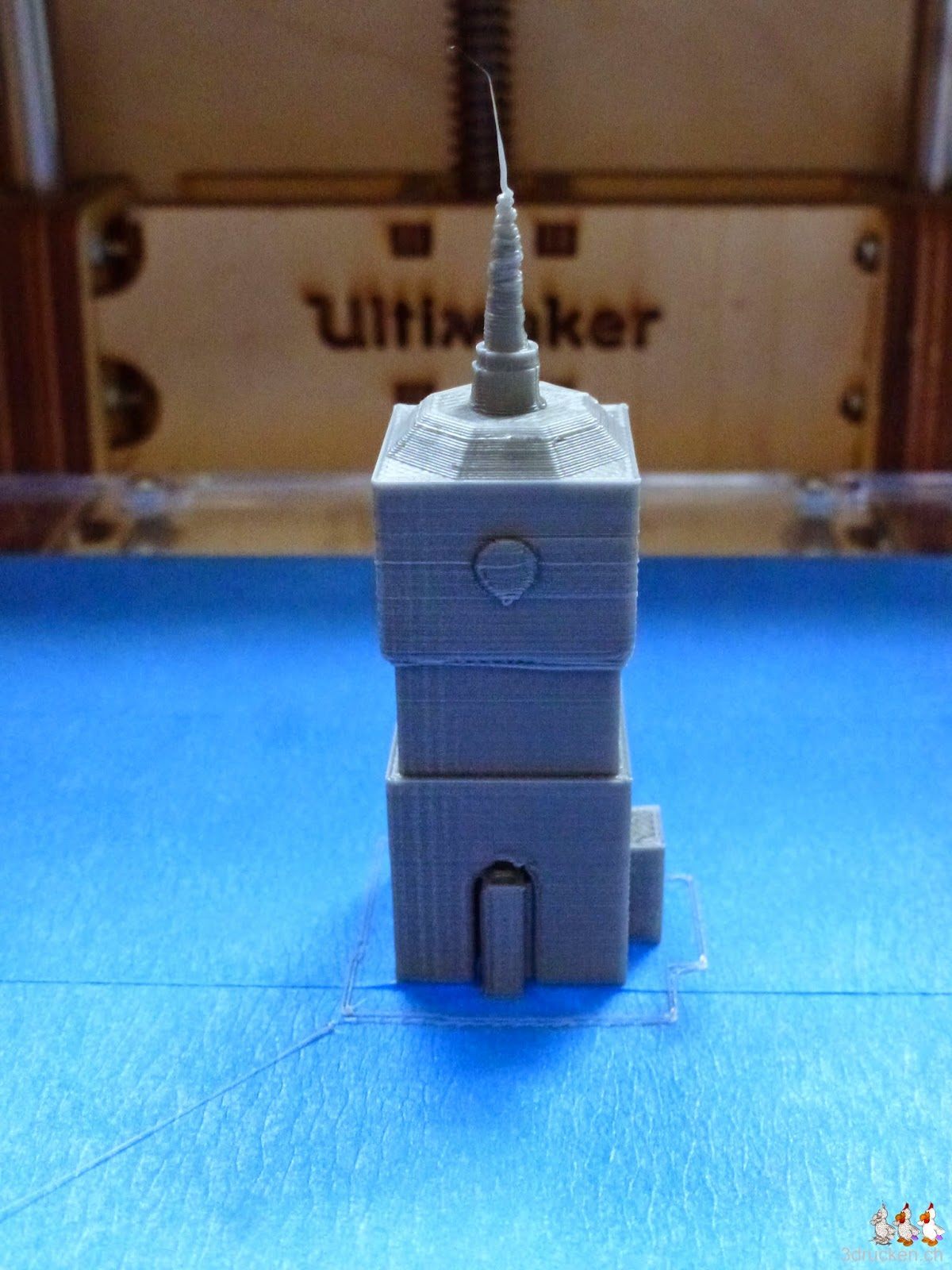 Foto des Zytglogge als Avatar gedruckt auf dem Ultimaker Original