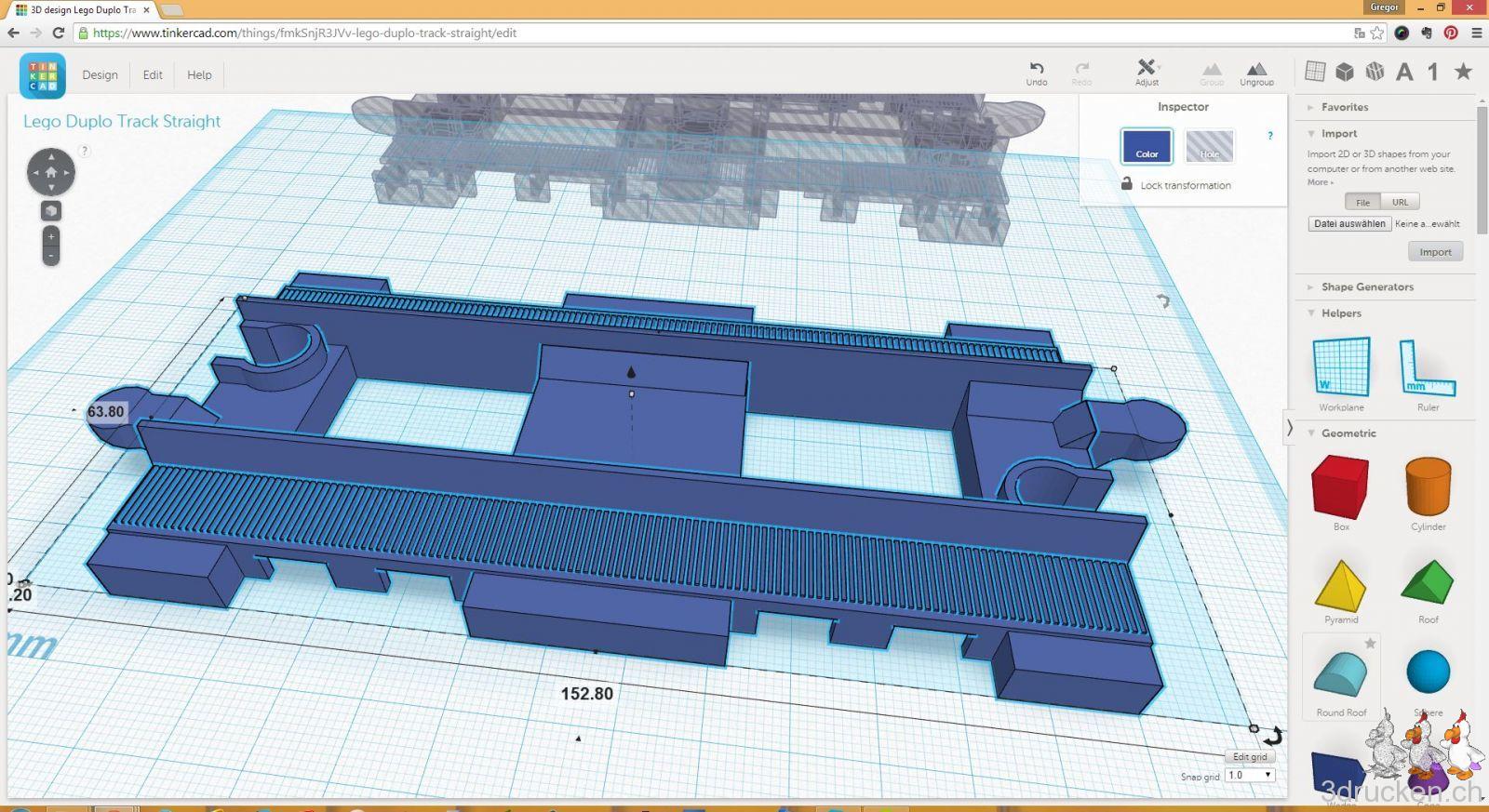 duplo gerade schienen
