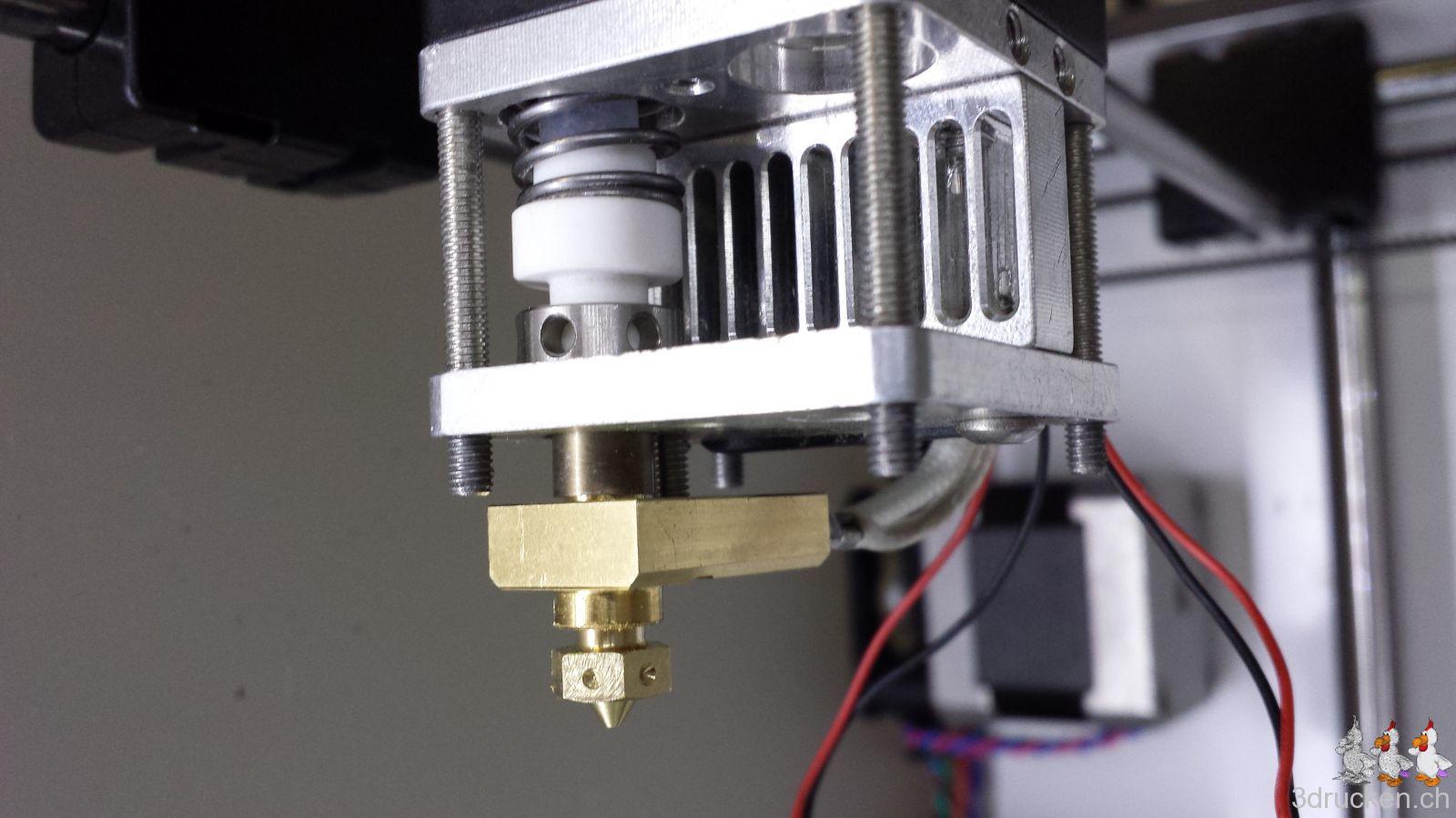 Montierter 3dSolex Heizblock