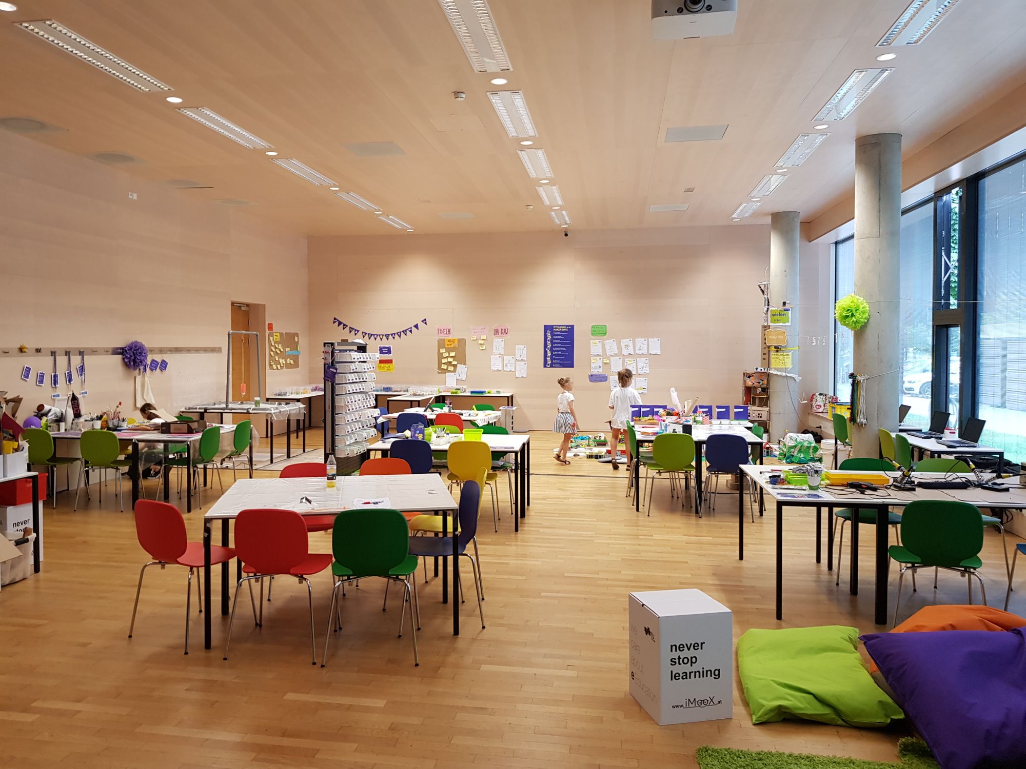 Blick in den hinteren Teil des Makerspace 1. 