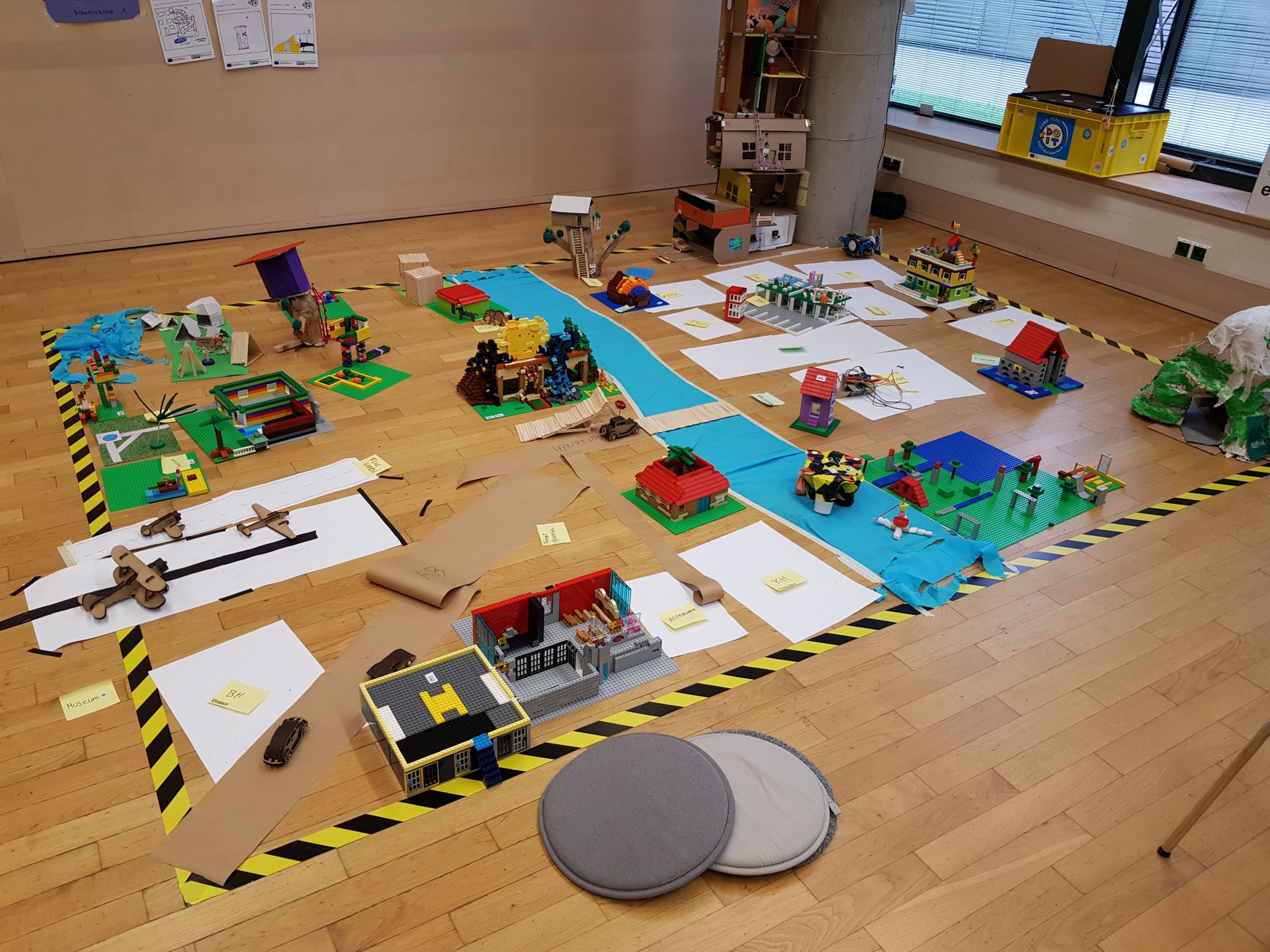 Ansicht des Prunkstücks der MAKER DAYS, die make.city. 