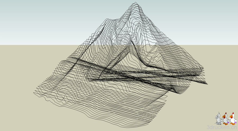Relief mit SketchUp erstellen
