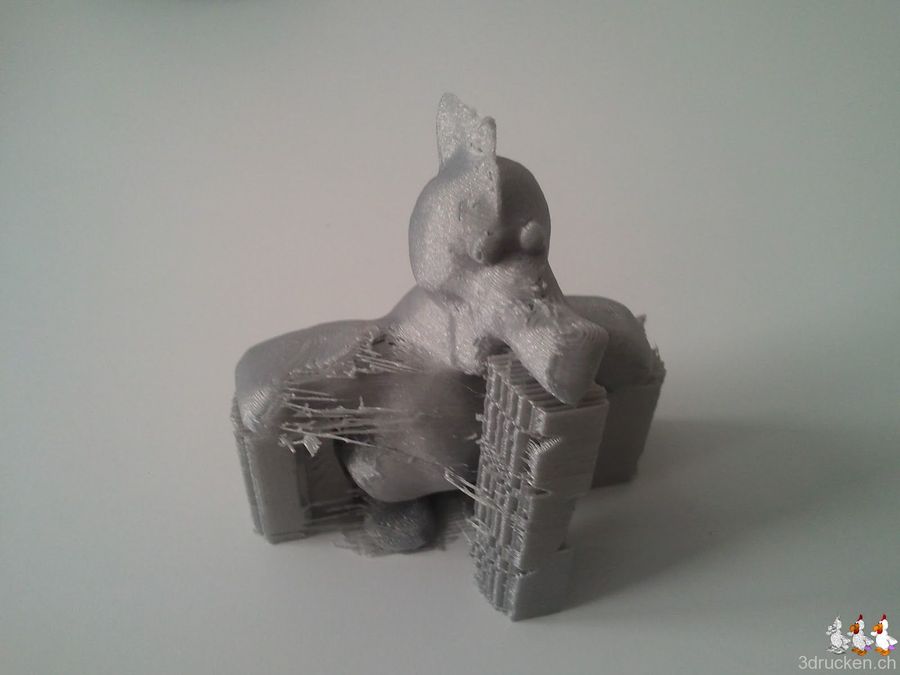 Der erste Güggel aus dem Ultimaker