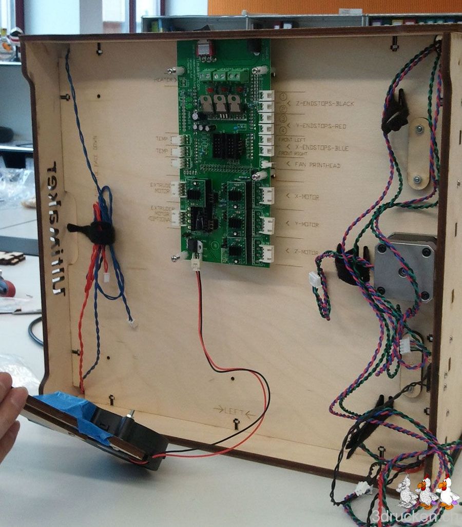 Der Ultimaker nimmt sich eine Pause