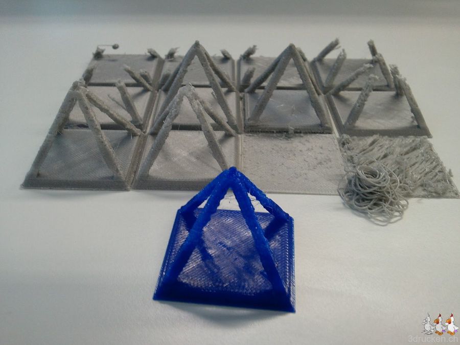 Blaues Filament im Ultimaker