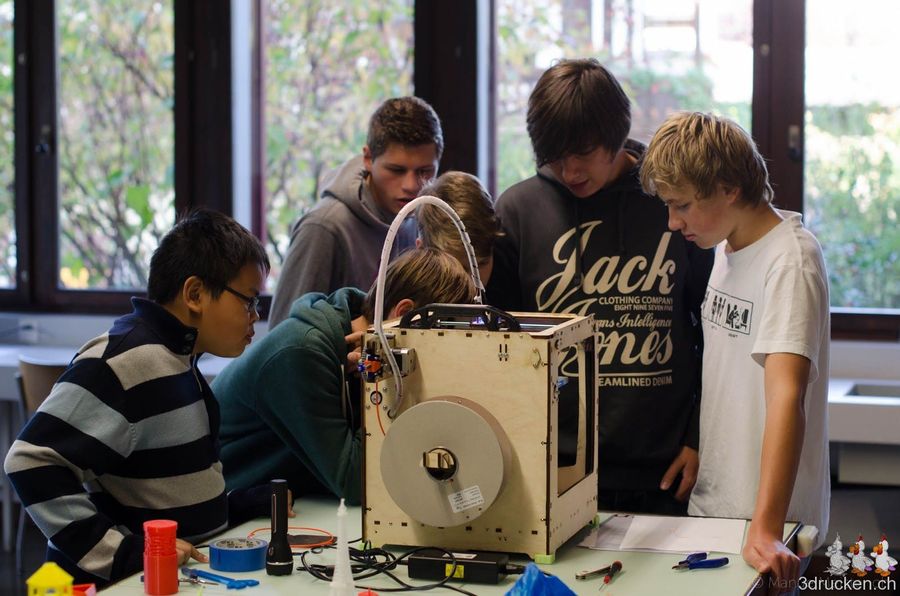 Gelungener erster Einsatz des Ultimakers in der Schule