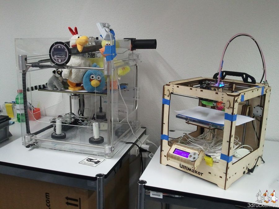 Der Ultimaker steht wieder neben dem 3DTouch