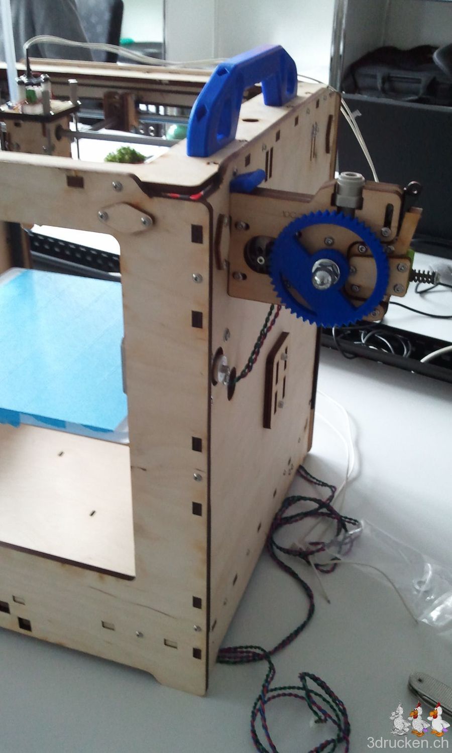 Extruder-Mechanismus montieren