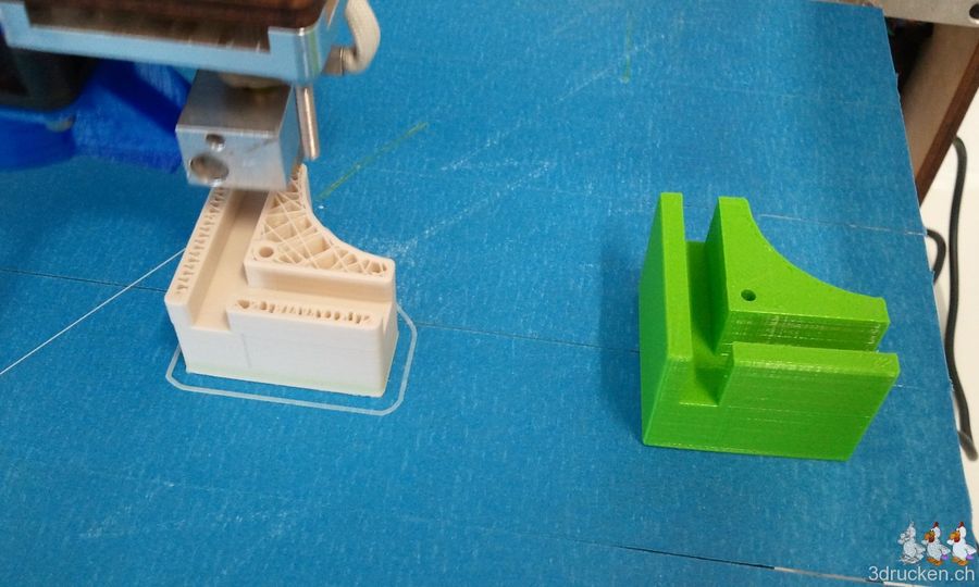 Warme Füsse aus SoftPLA für die Ultimaker