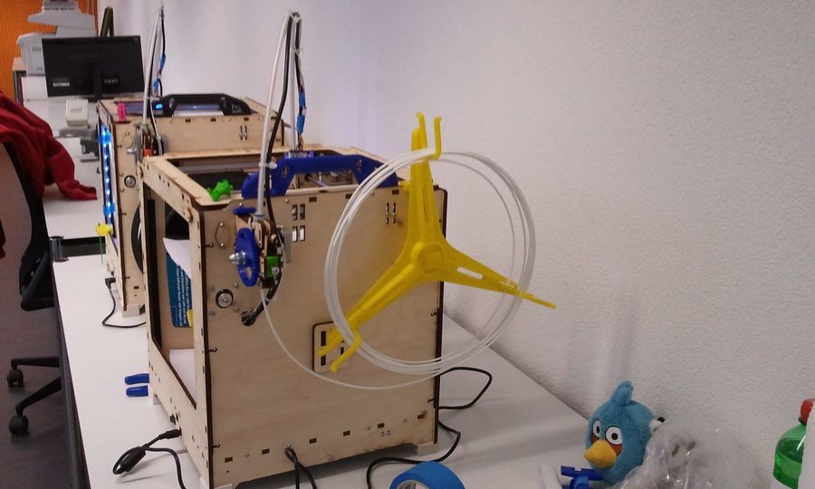 Heavy Duty Spool am Ultimaker montiert