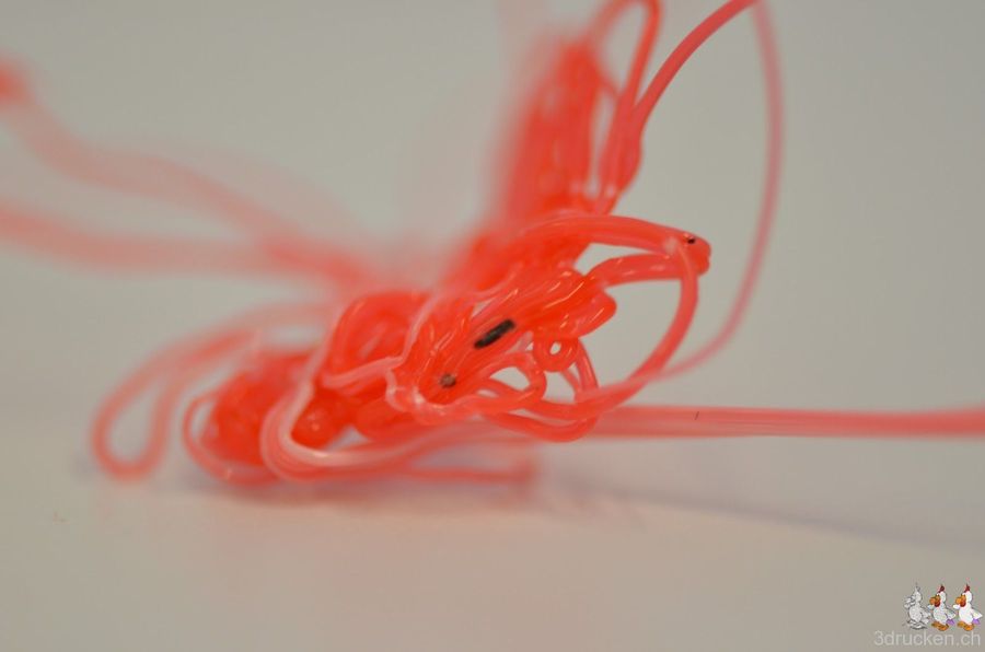 Da hatte was die Düse beim Ultimaker verstopft