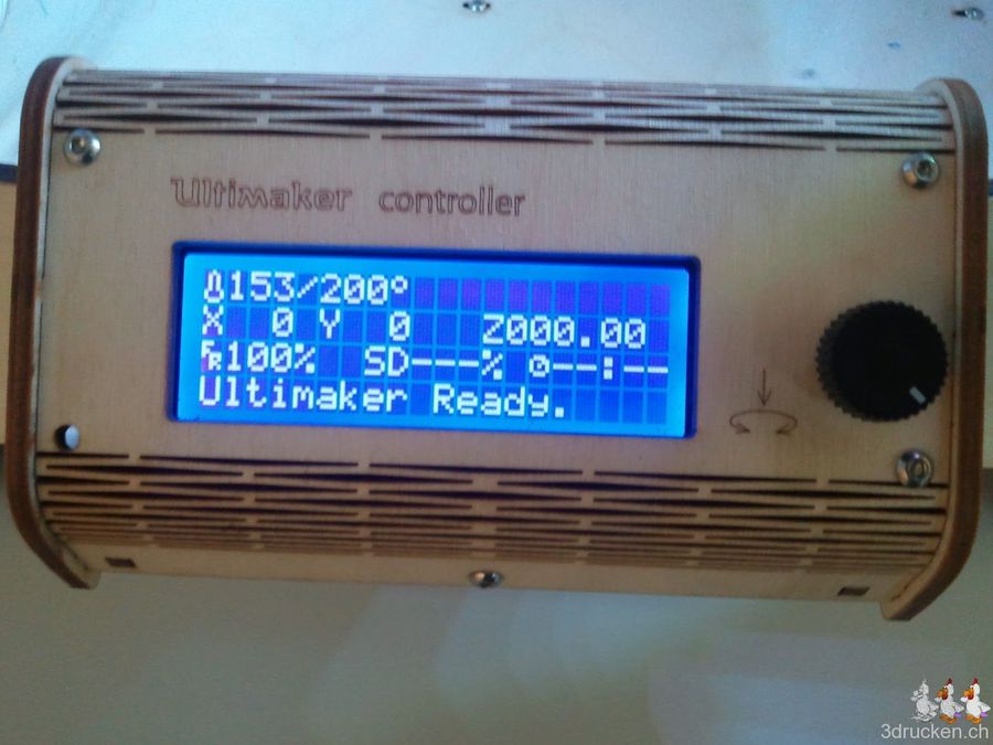 Neue Firmware mit Cura 13.01