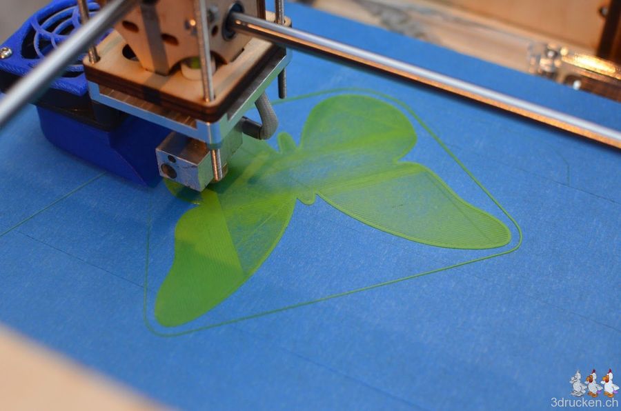 Grüne Schmetterlinge