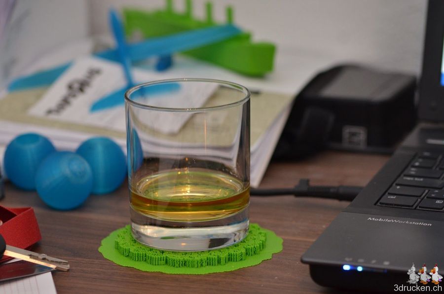 Fehldruck als Untersetzer