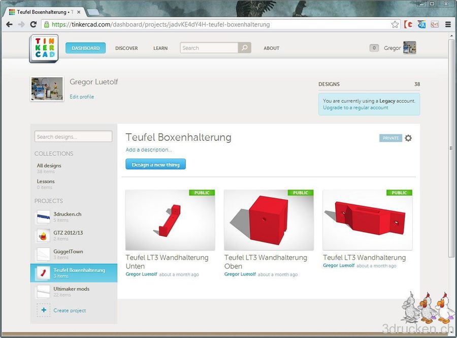 Halterungen für Teufel Lautsprechersäulen