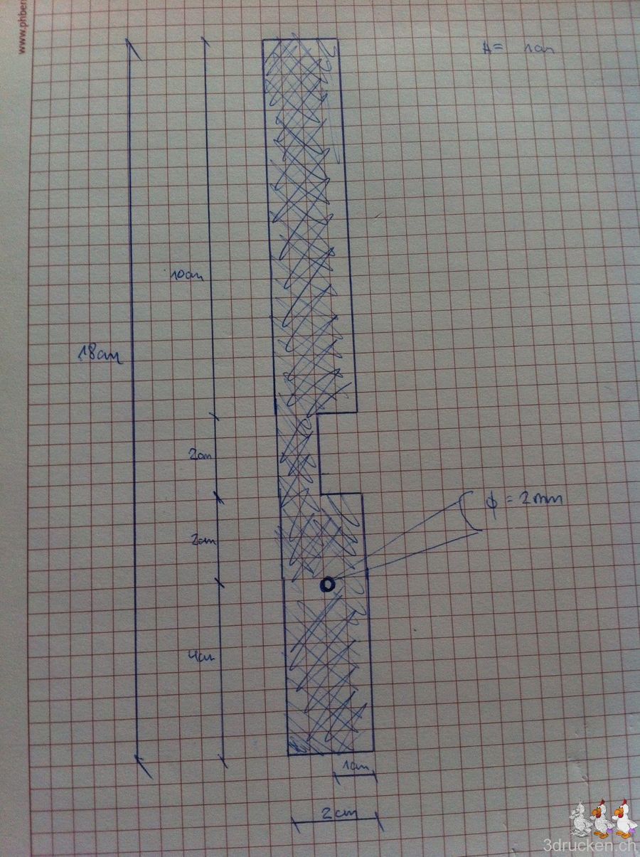 Halterung für Güggel-Cam