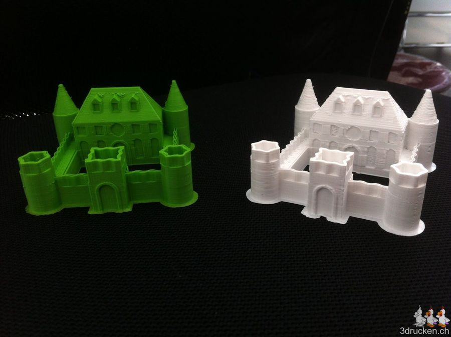 2 Schlösser mit 2 Druckern