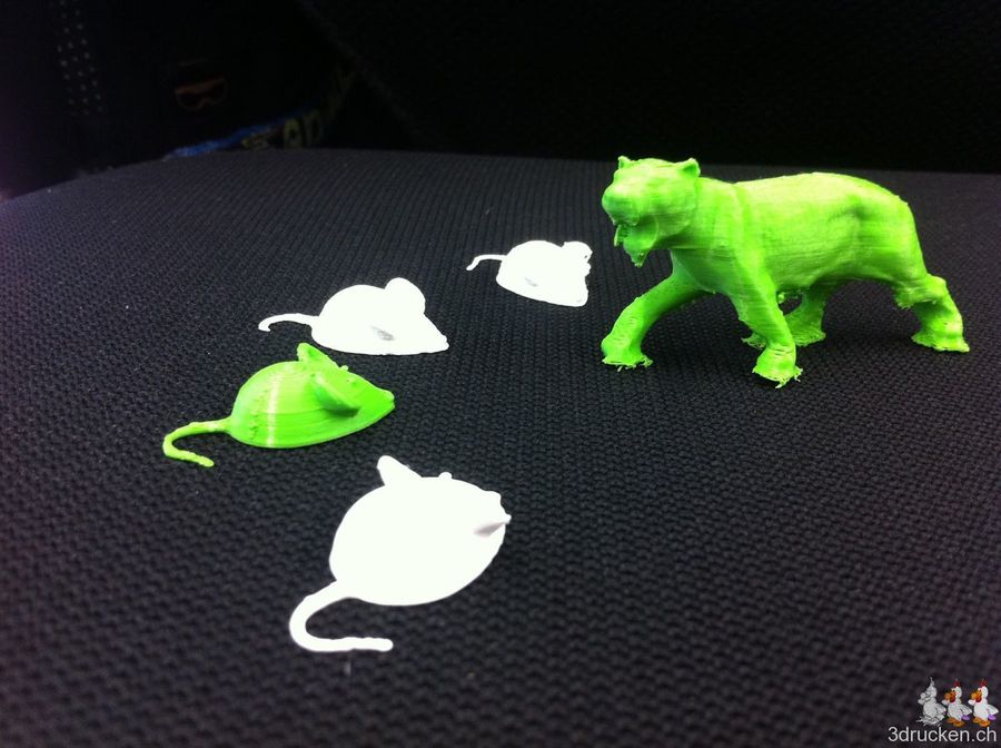 Weitere Mäuse und ein Tiger