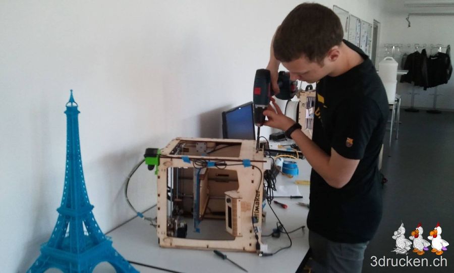 Gestern gedruckt, Heute montiert