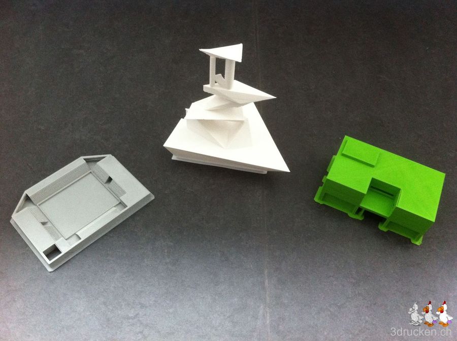 GüggelTown: Weitere Gebäude gedruckt