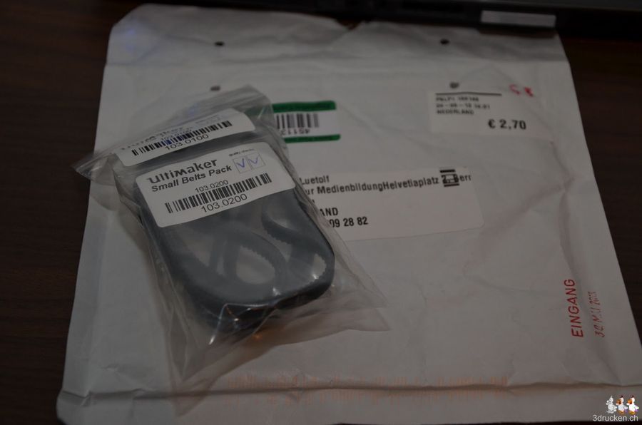 Riemen hinten ersetzt