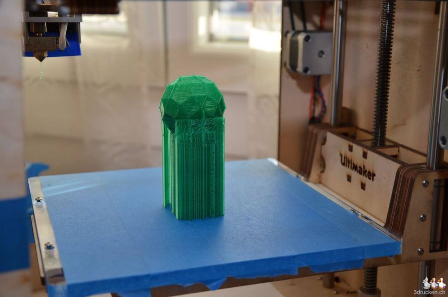 Rhombenikosidodekaeder in Grün