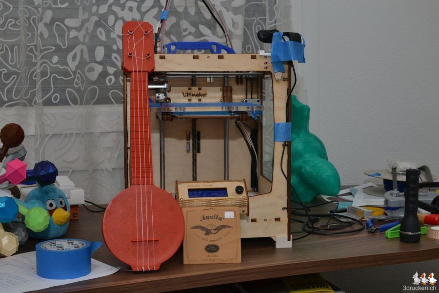 Ukulele die Zweite, diesmal auf dem Ultimaker